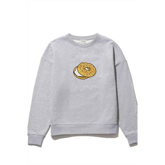NEW KULE the oversized bagel sweatshirt in heather grey - Picture 4 of 4